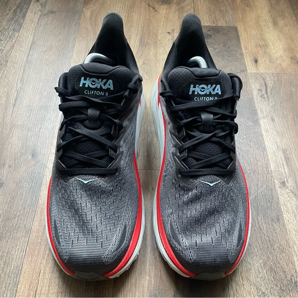 Hoka Clifton 8 Gray Running Shoes
Men's Size 11.5 D - Picture 4 of 16